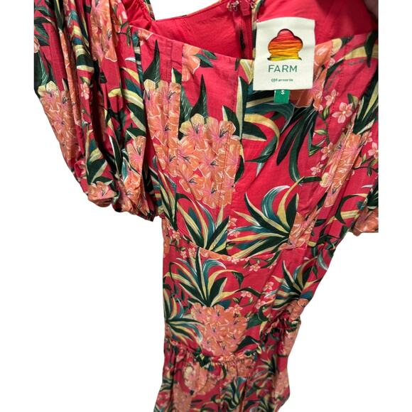 NWOT FARM Rio Pineapple Bloom Dress - Picture 6 of 6